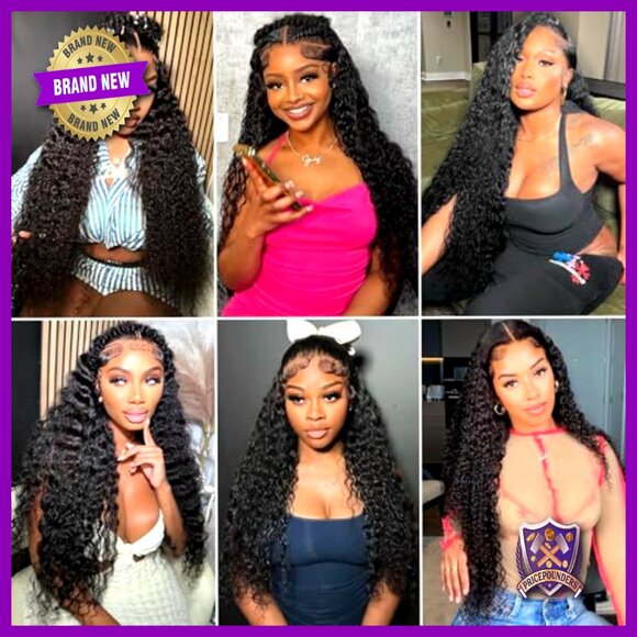 100% Brazilian Human Hair Bundles Deep Wave 18-22 Inch 3 Pack Extensions